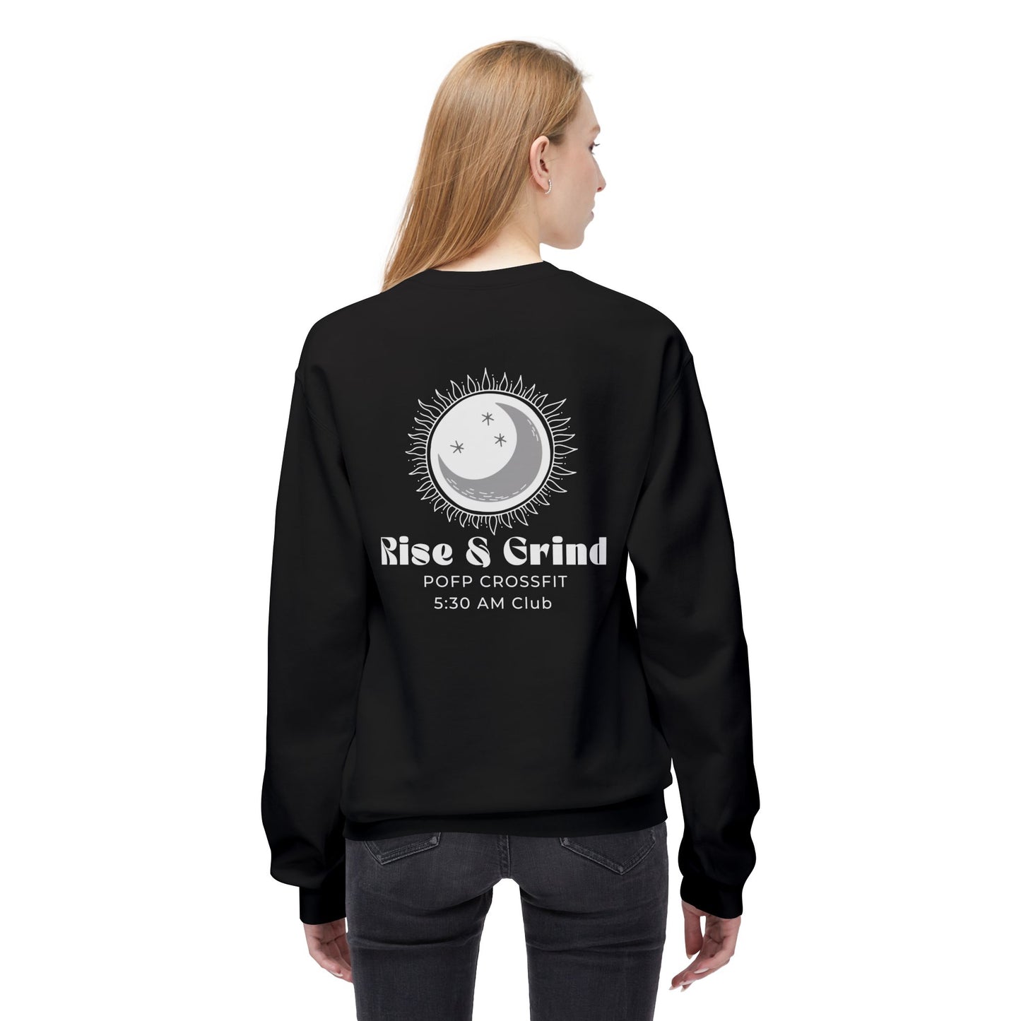 Rise & Grind Unisex Midweight Softstyle Fleece Crewneck Sweatshirt