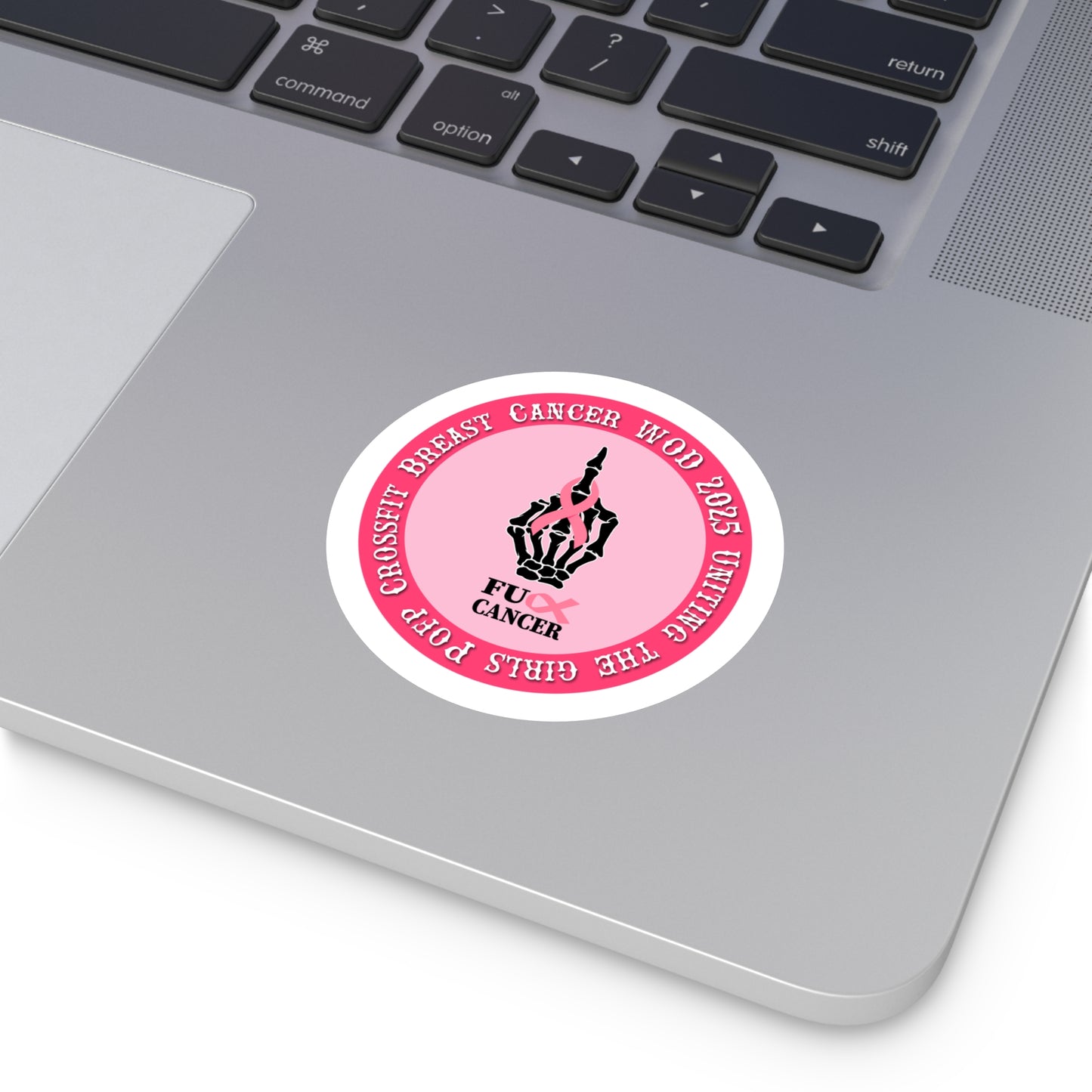 Breast cancer sticker