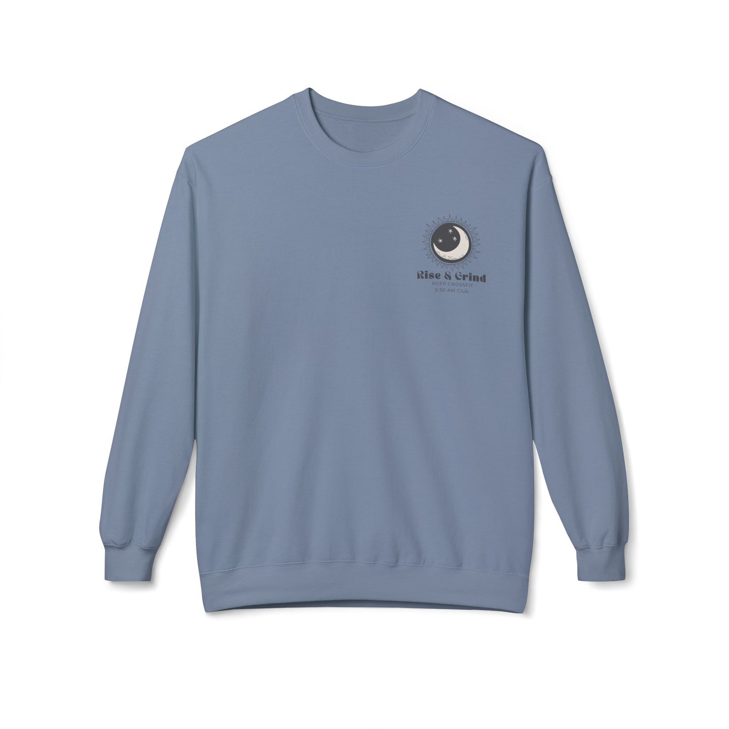 Rise & Grind Unisex Midweight Softstyle Fleece Crewneck Sweatshirt