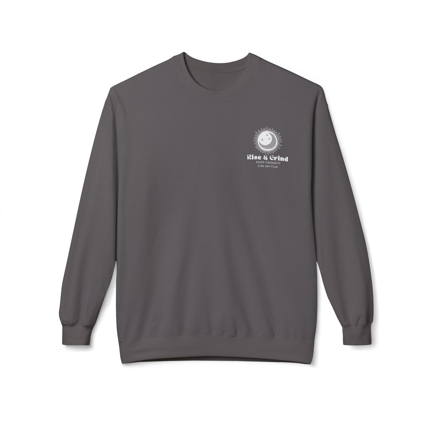 Rise & Grind Unisex Midweight Softstyle Fleece Crewneck Sweatshirt