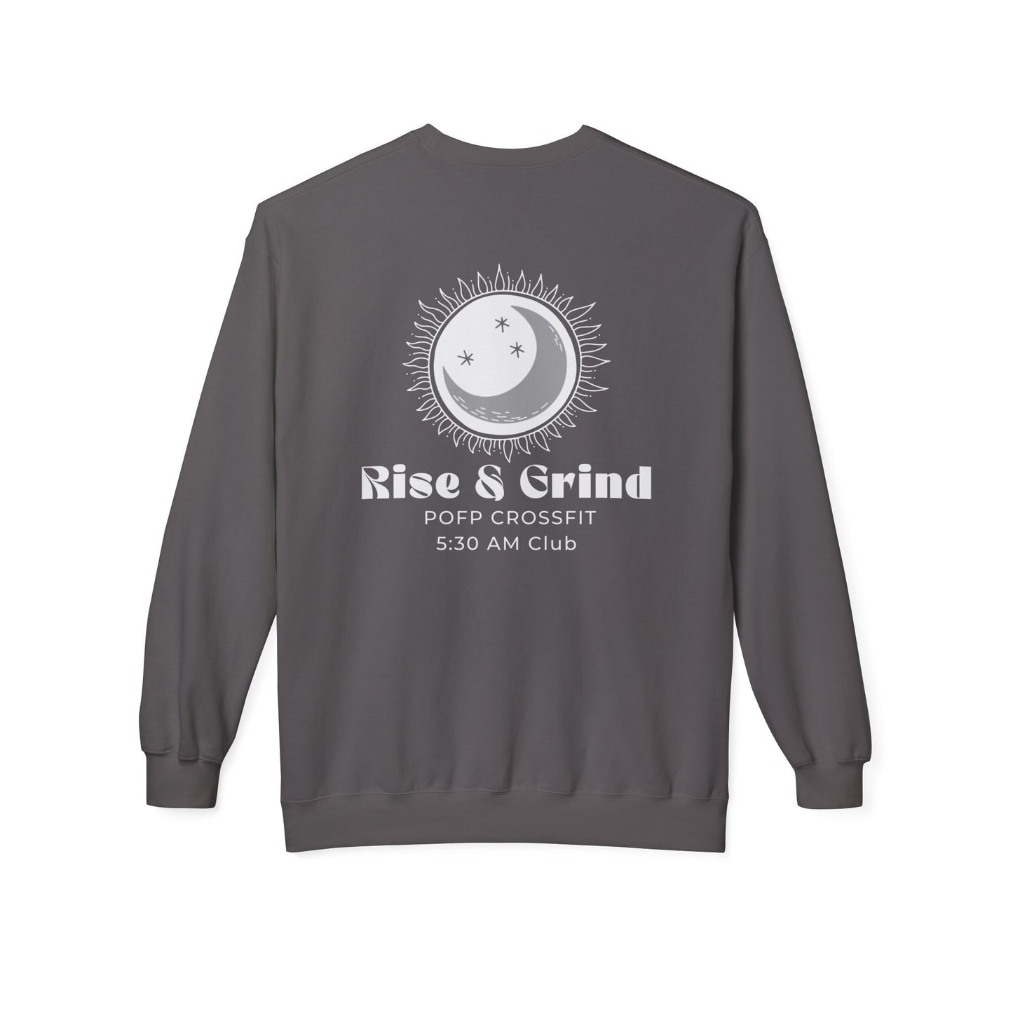 Rise & Grind Unisex Midweight Softstyle Fleece Crewneck Sweatshirt