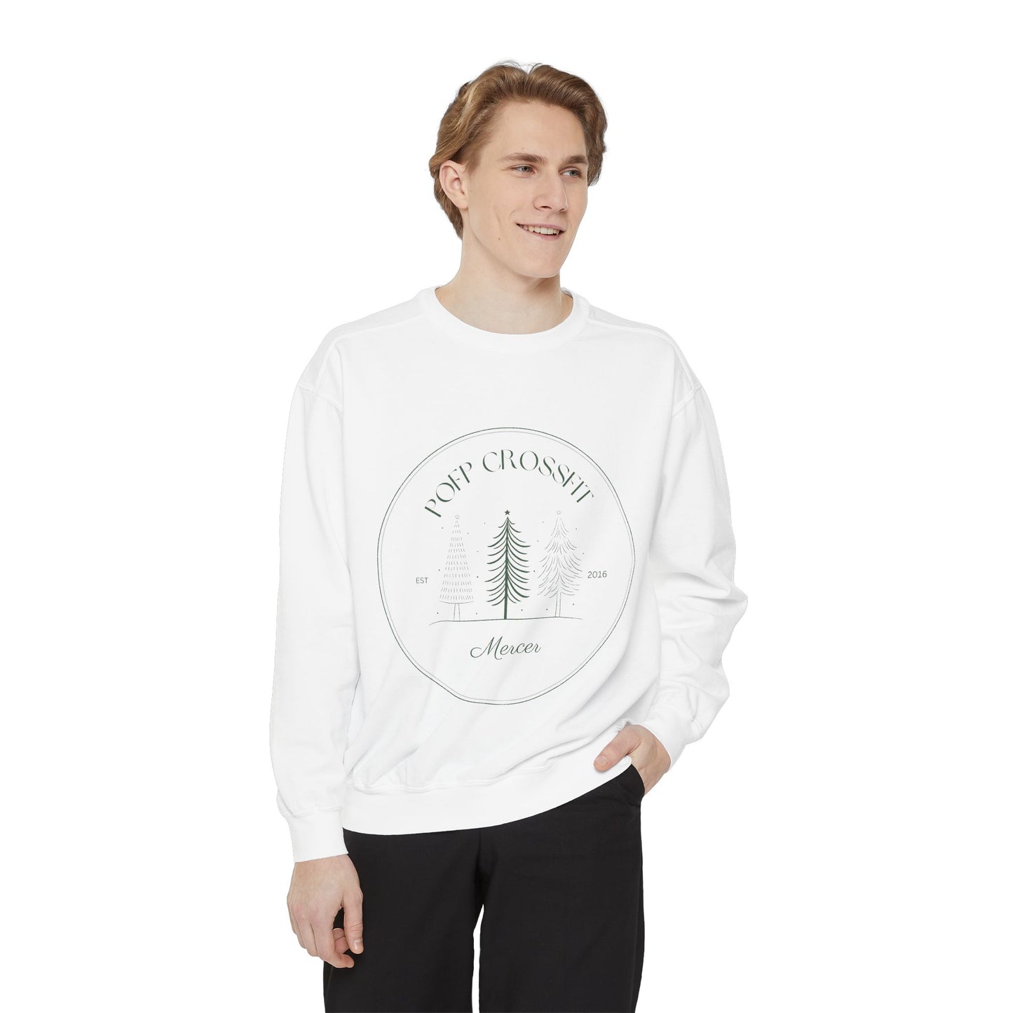 Vintage Tree Unisex Garment-Dyed Sweatshirt