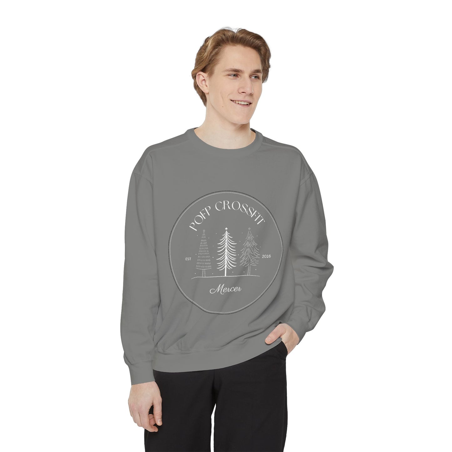 Vintage Tree Unisex Garment-Dyed Sweatshirt