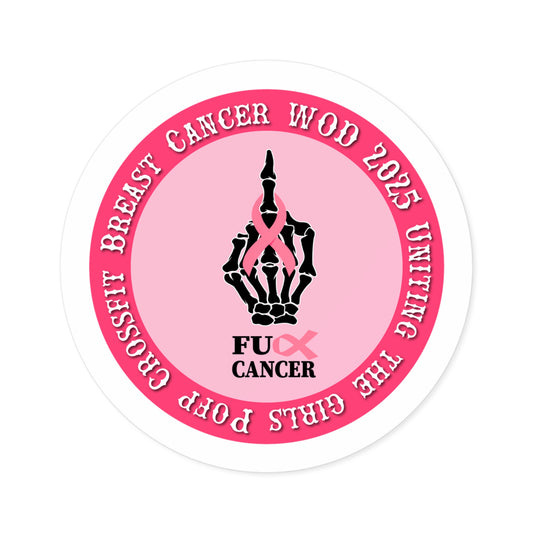 Breast cancer sticker