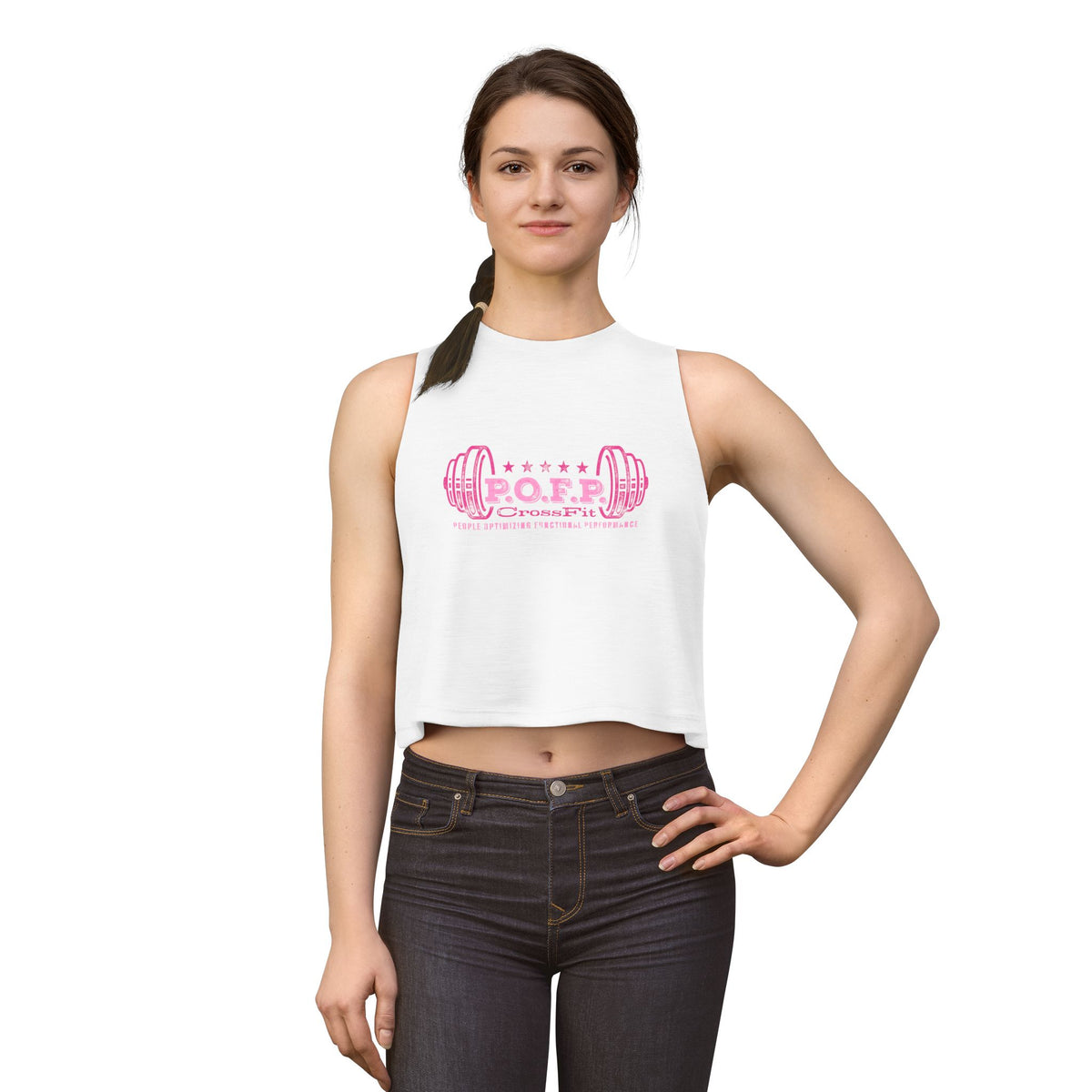 pink POFP Women's Crop Top