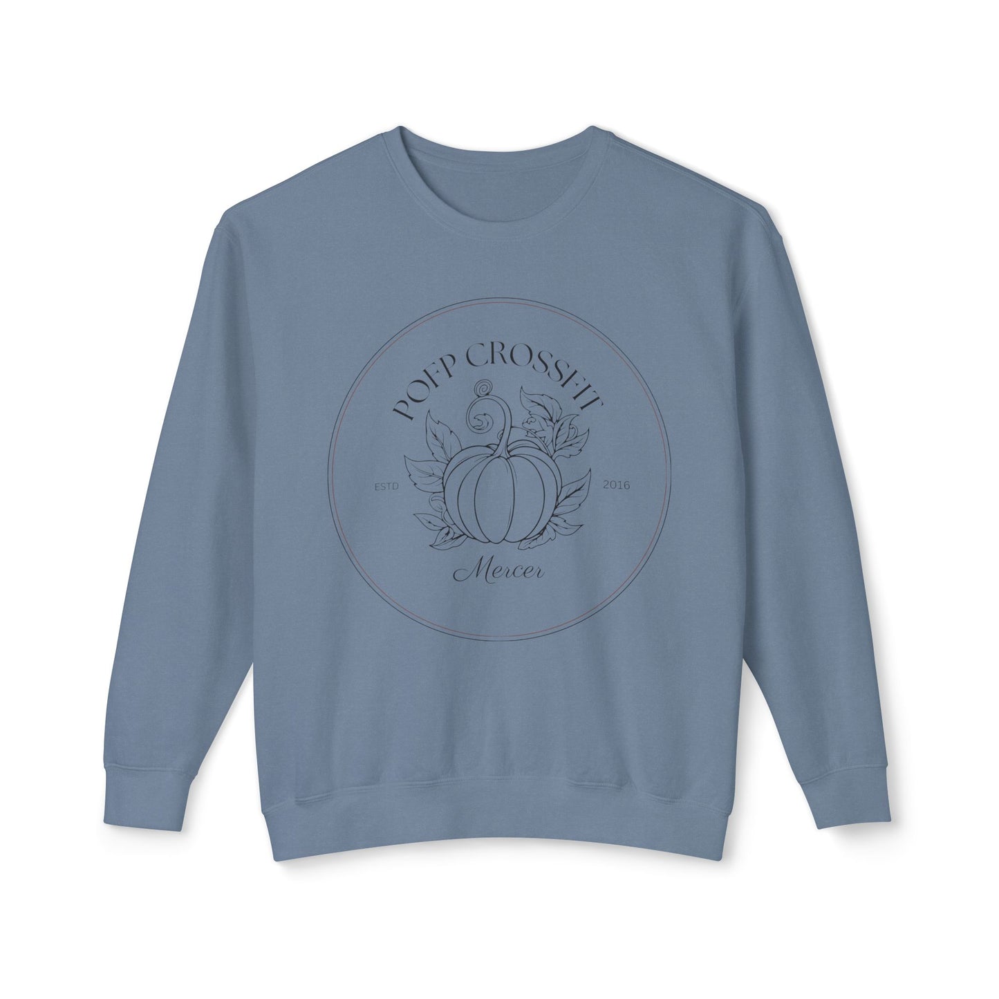 vintage POFP pumpkin lightweight crew