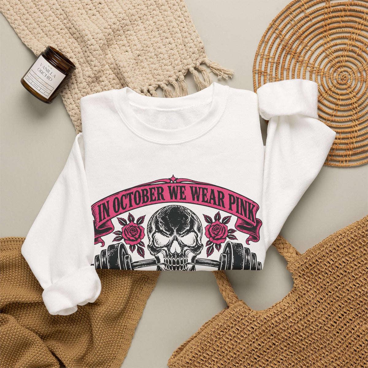 Breast Cancer Unisex Heavy Blend™ Crewneck Sweatshirt