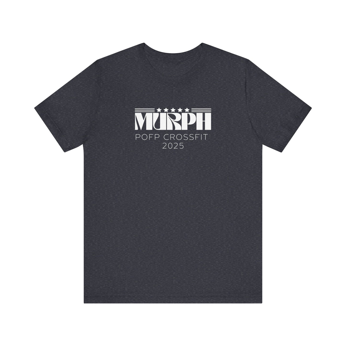 "Murph" with WOD on back of Unisex Jersey Short Sleeve Tee