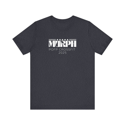 "Murph" with WOD on back of Unisex Jersey Short Sleeve Tee