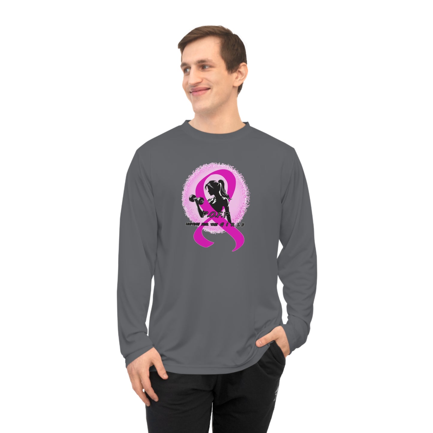 Breast Cancer WOD performance long sleeve