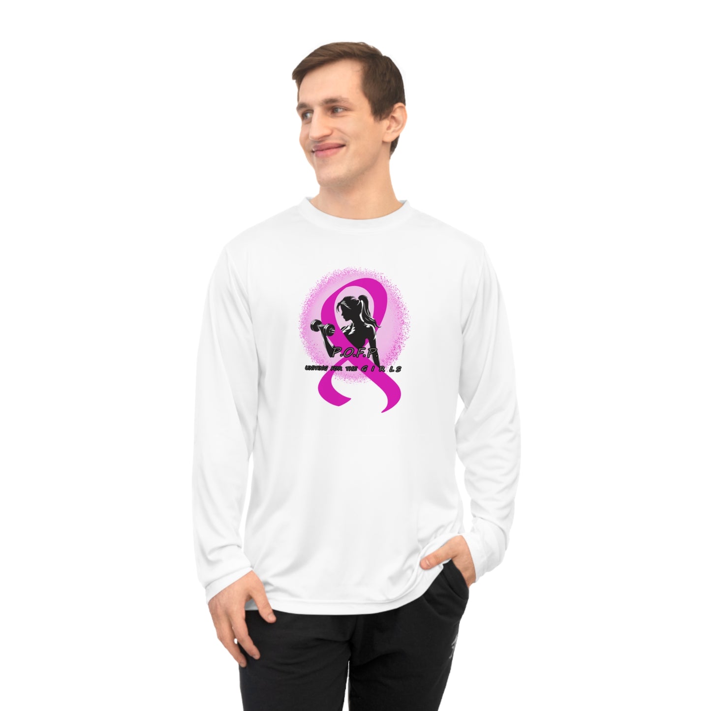 Breast Cancer WOD performance long sleeve