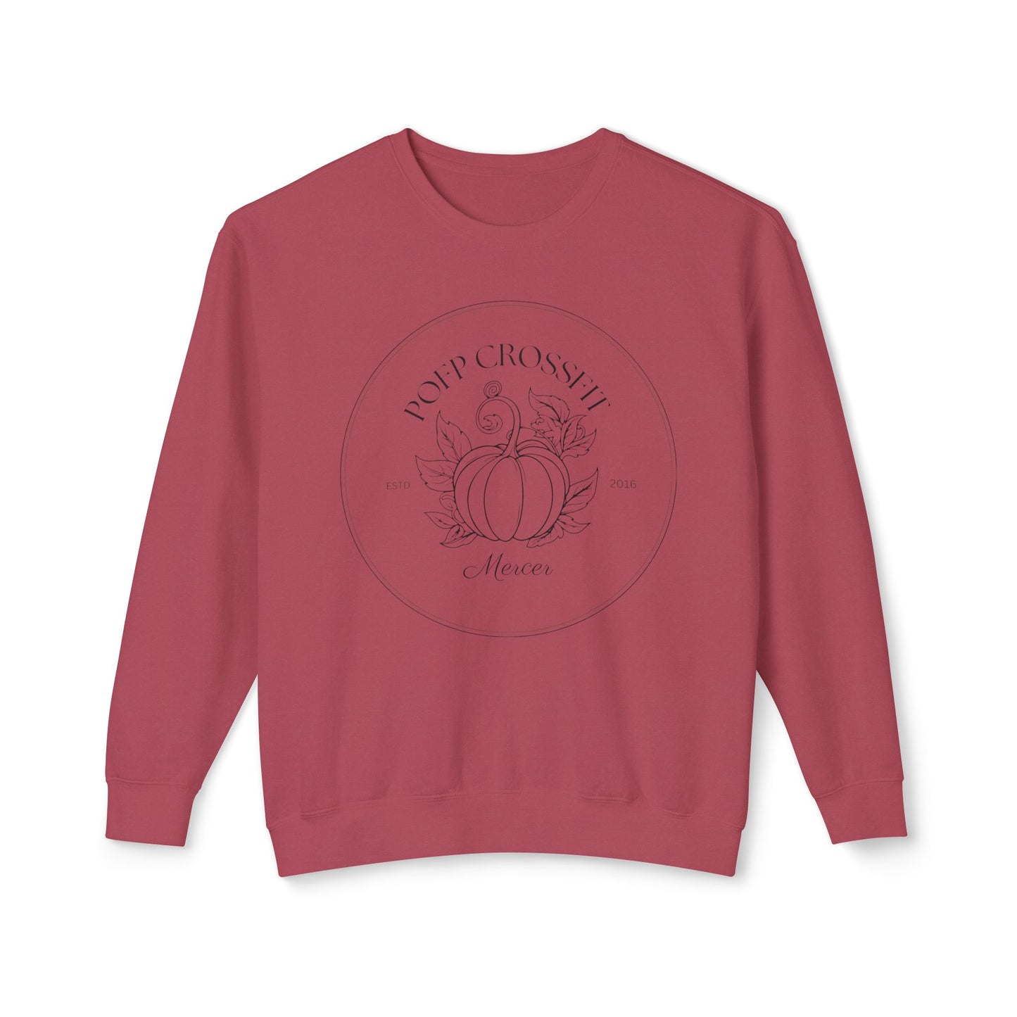 vintage POFP pumpkin lightweight crew