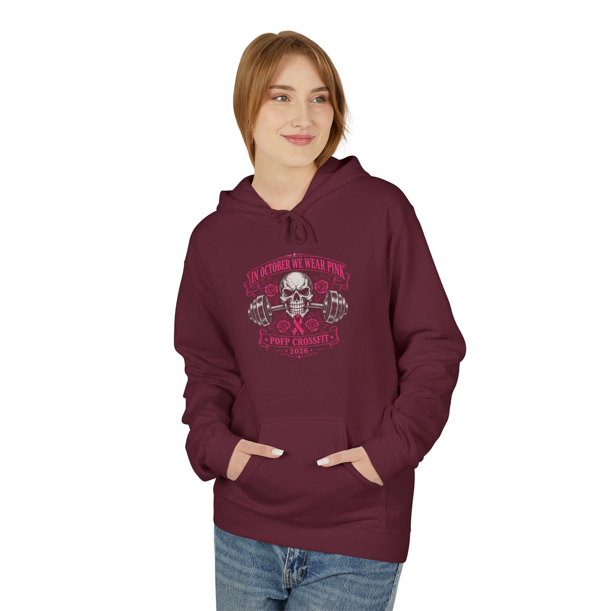 Breast Cancer Unisex Midweight Softstyle Fleece Hoodie