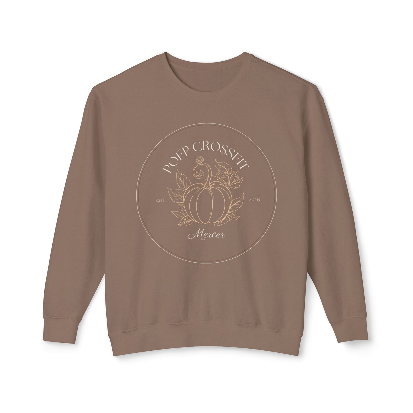 vintage POFP pumpkin lightweight crew