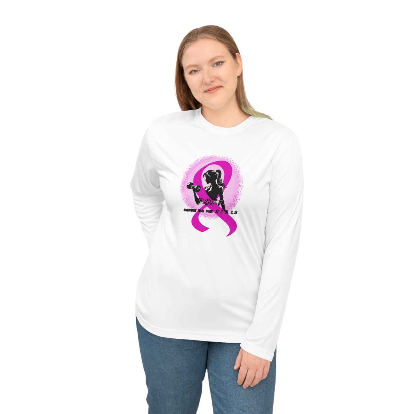 Breast Cancer WOD performance long sleeve