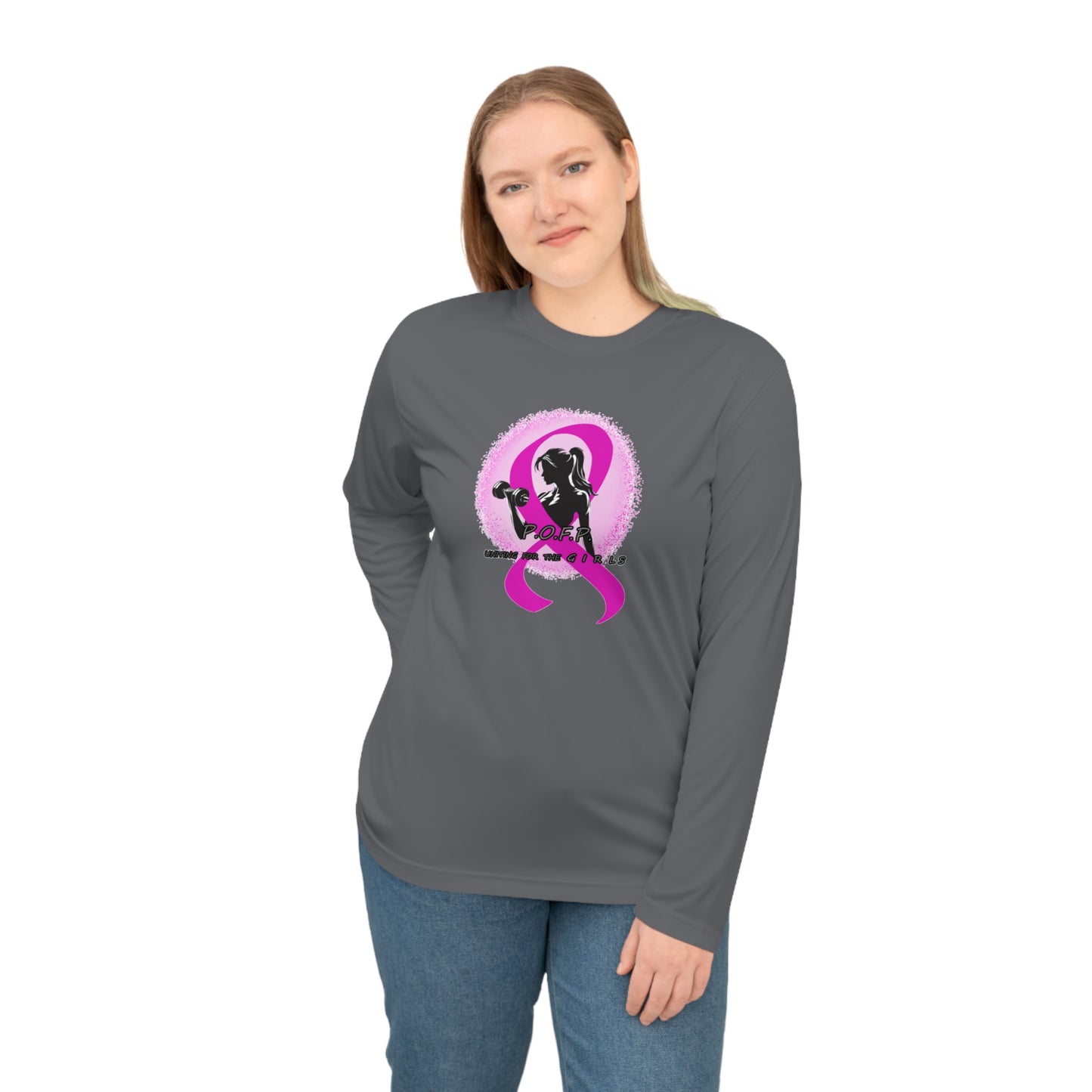 Breast Cancer WOD performance long sleeve