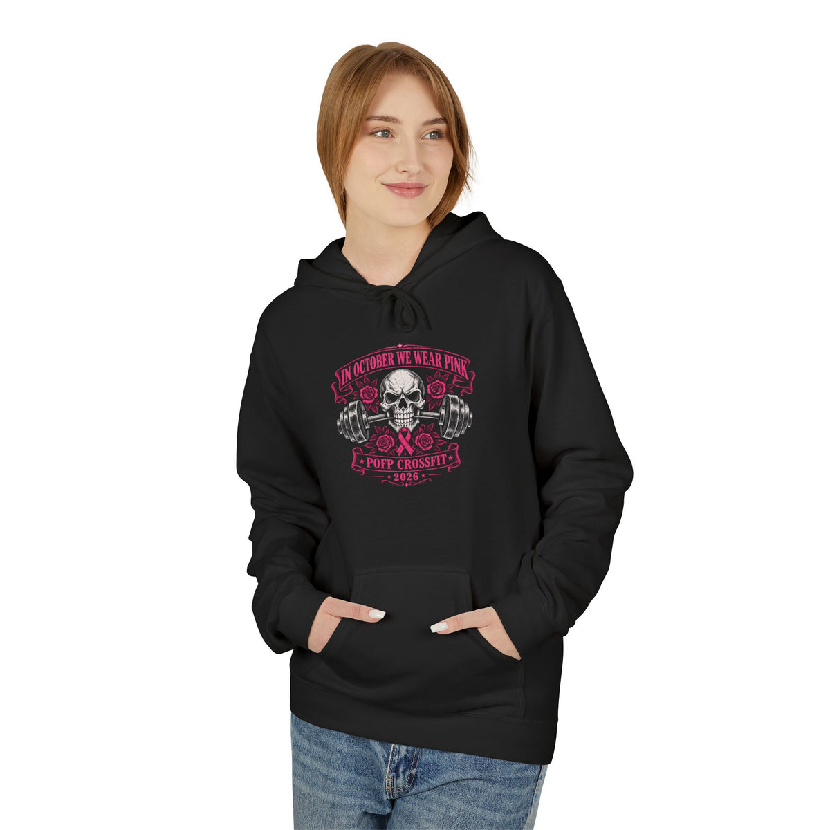 Breast Cancer Unisex Midweight Softstyle Fleece Hoodie