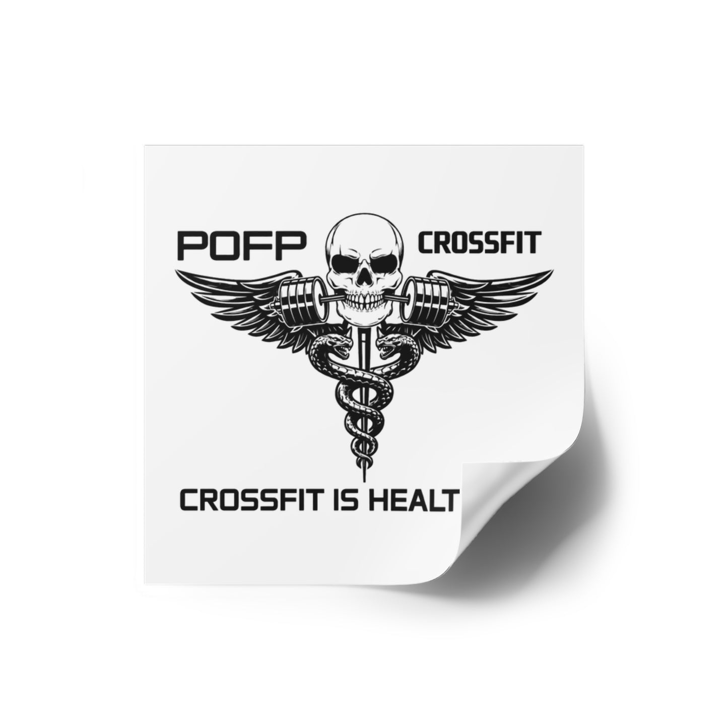 Crossfit is healthcare sticker
